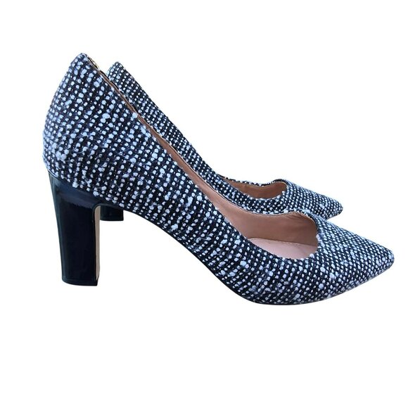 Cole Haan Grand 360 Womens Heels 9B Black & White Textured Fabric JJ4142 - Picture 4 of 9